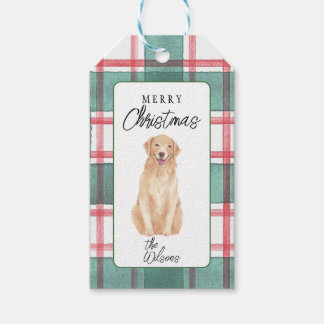 Etiqueta Para Presente Gift Tag Watercolor Dog