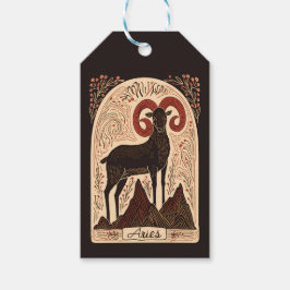 Etiqueta Para Presente Gift Tags Aries Celestial
