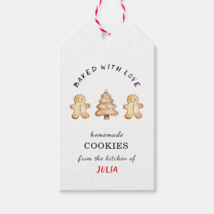 Etiqueta Para Presente Gingerbird Cookieman Gift Tags