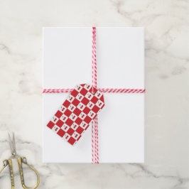 Etiqueta Para Presente Gingham Cereja Vintage : Coquette & Cottagecore