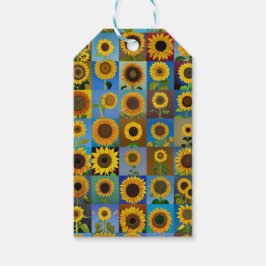 Etiqueta Para Presente Girassóis