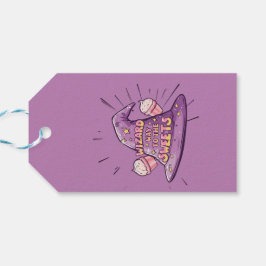 Etiqueta Para Presente Girly Halloween - Wizard Way to the Sweets