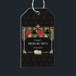Etiqueta Para Presente Glam Las Vegas Casino Royale Bachelor Party<br><div class="desc">Os temas do Excelente de cartão Real, Vintage Gatsby e Casino. Ele apresenta um Gatsby Excelente, a antiga forma do estilo da Deco da Arte de Hollywood de 1920, o ouro falso real, freer-de-lis, fontes vintage, também, jogando roupas de cartas com bordas ouros. Use a ferramenta Personalizar para adicionar suas...</div>