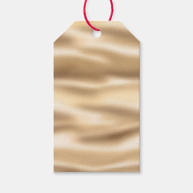 Etiqueta Para Presente Glitter Dourado (Frente)