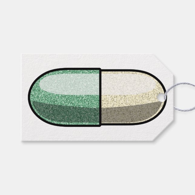 Etiqueta Para Presente Glitter Fluoxetine (Frente (horizontal))