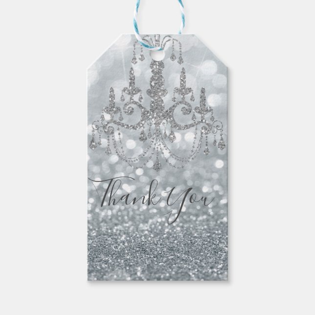 Etiqueta Para Presente Glitter Princess Sparkle (Frente)