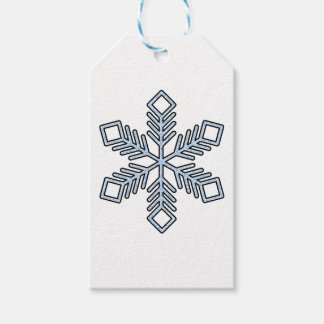 Etiqueta Para Presente Glitter Snowflake - Baby Blue Branches