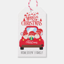 Etiqueta Para Presente Gnomos feliz natal