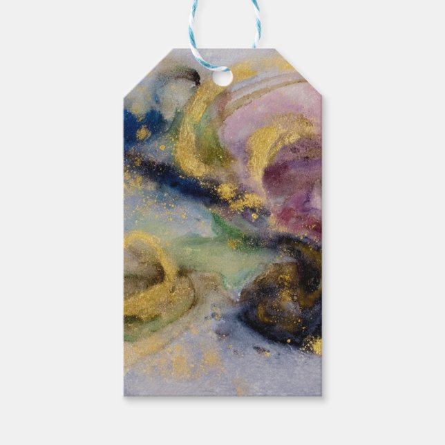 Etiqueta Para Presente Golden blush dream (Frente)