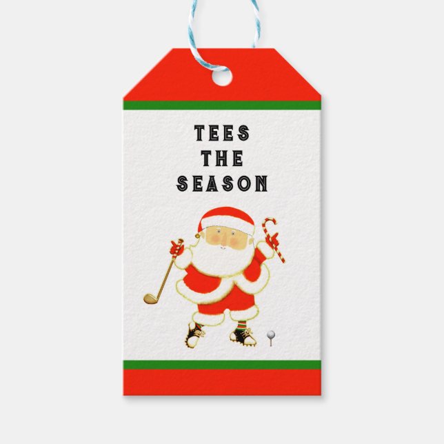 Etiqueta Para Presente Golfe Divertido (Frente)