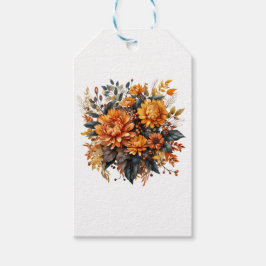 Etiqueta Para Presente Gorgeed Fall Floral