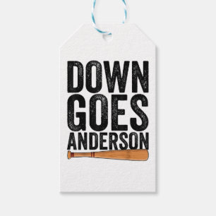 ETIQUETA PARA PRESENTE GOSTA ANDERSON FUNNY PRESENTE BASEBALL ANDERSON