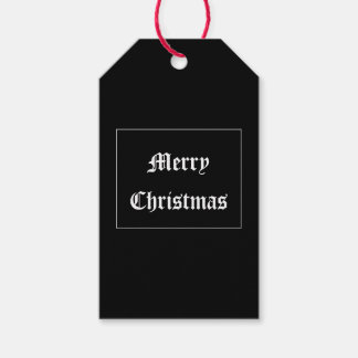Etiqueta Para Presente Gothic Christmas Gift Tag