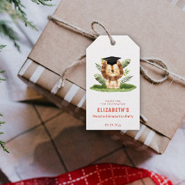 Etiqueta Para Presente Graduação da pré-escola animal