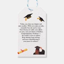 Etiqueta Para Presente  Graduation- Universal Design for all ages