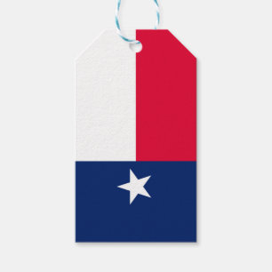 Etiqueta Para Presente Gráfico de Sinalizador Dinâmico do Texas em um