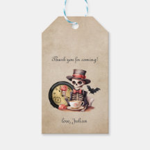 Grave Erro Gótico Esqueleto Halloween Bebday