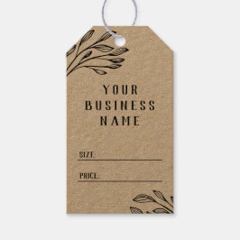 Etiqueta Para Presente Greenerescer Line Art Business Name Social Media P