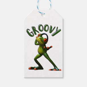 Etiqueta Para Presente Groovy Green Sapo