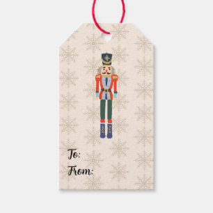 Etiqueta Para Presente Guardanapo de Papel de Natal com Padrão de Floco d
