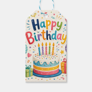Etiqueta Para Presente Guardanapos de papel festivos para aniversário de