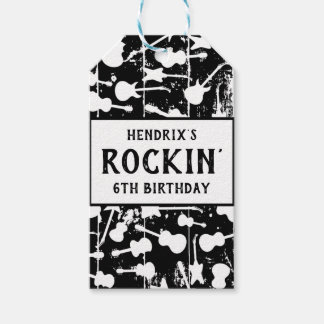 Etiqueta Para Presente Guardanapos para Festa de Aniversário de Guitarra 