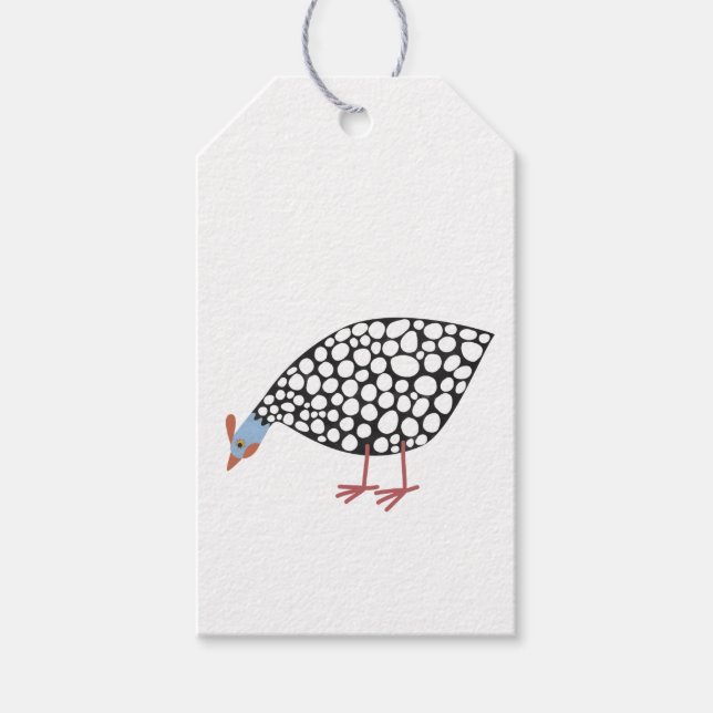 Etiqueta Para Presente Guiné Fowl (Frente)
