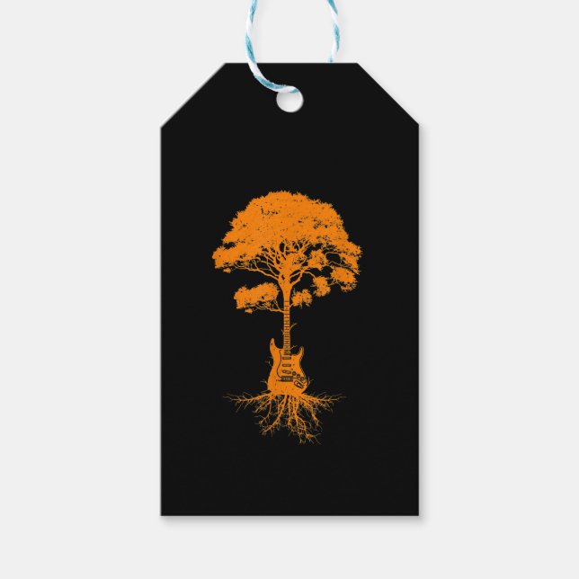 Etiqueta Para Presente Guitarra Acústica Engraçada Para Homens Mulheres L (Frente)