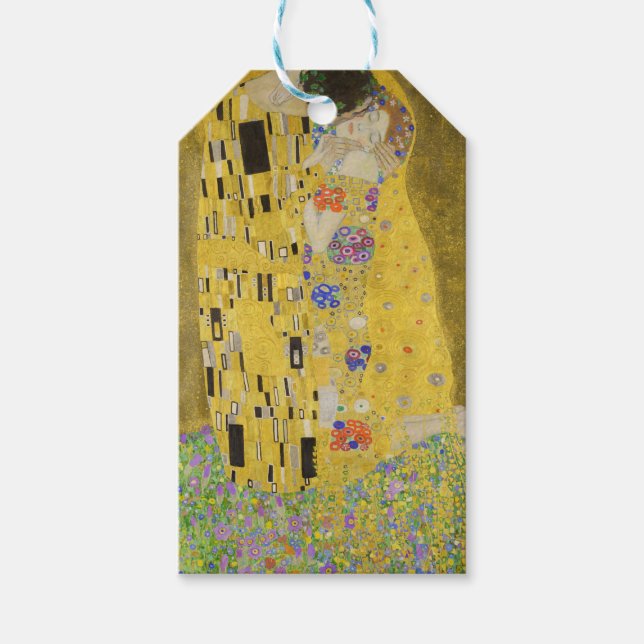 Etiqueta Para Presente Gustav Klimt - The Biss (Frente)