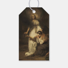 Etiqueta Para Presente Hagar e o Anjo (por Carel Fabritius)