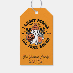 Etiqueta Para Presente Halloween Candy Cute Ghost Engraçado