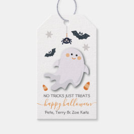 Etiqueta Para Presente Halloween Ghost Little Boo Gift Tags