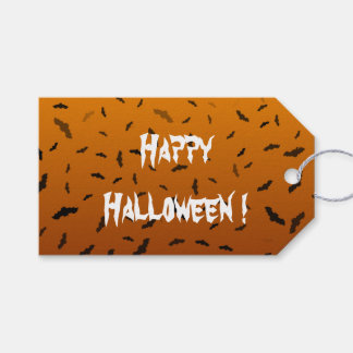 Etiqueta Para Presente Halloween - Morcegos
