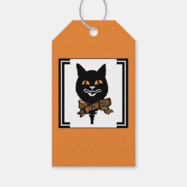 Etiqueta Para Presente HALLOWEEN NOUVEAU BLACK CAT Gift