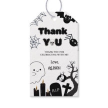 Halloween Spooky Obrigado Aniversário