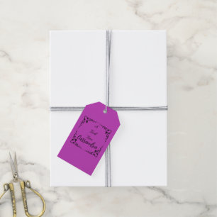 Etiqueta Para Presente Halloween Veneno Roxo Personalizado