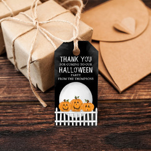 Etiqueta Para Presente Halloween Whimsical Pumpkin Jack O Lanterna
