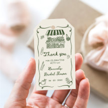 Hand Drawn Fresh Off the Market Bridal Shower