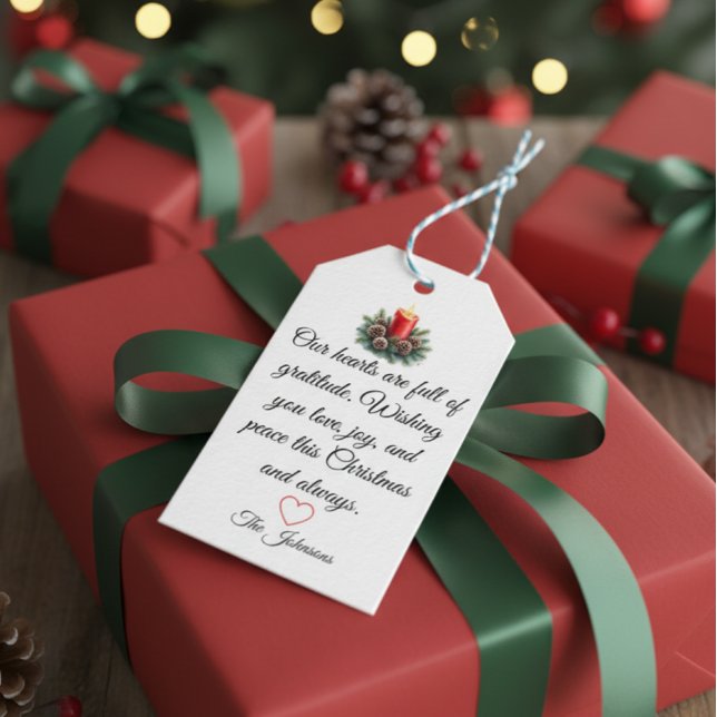 Etiqueta Para Presente Hand Written Christmas  (Criador carregado)