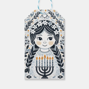Etiqueta Para Presente Hanukkah Sameach Elegance Dags: Um Toque de