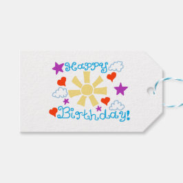 Etiqueta Para Presente Happy Birthday 