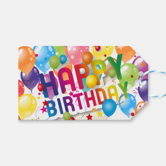Etiqueta Para Presente Happy Birthday Gift Tag 