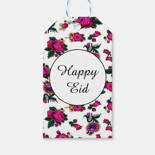 Etiqueta Para Presente Happy Eid (Frente)