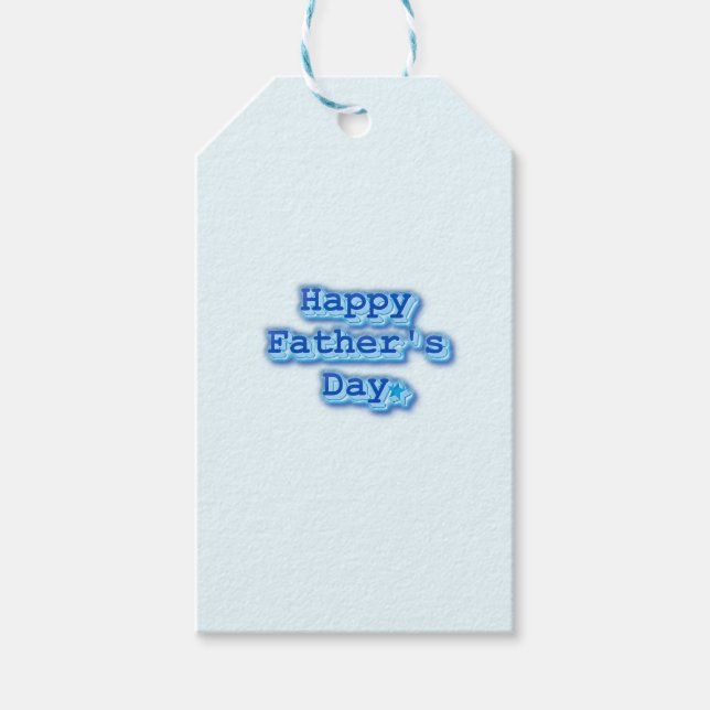 Etiqueta Para Presente Happy Father's Day (Frente)