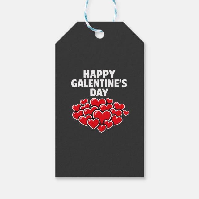 Etiqueta Para Presente Happy Galentine's day girl friends Valentine's day (Frente)