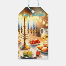 Etiqueta Para Presente Happy Hanukkah