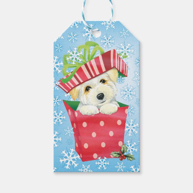 Etiqueta Para Presente Happy Howliday Coton (Frente)