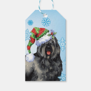 Etiqueta Para Presente Happy Howlidays Bouvier des Flandres