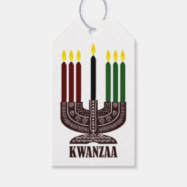 Etiqueta Para Presente Happy Kwanzaa