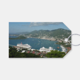 Etiqueta Para Presente Harbor em Ruas. Thomas Ilhas Virgens dos EUA